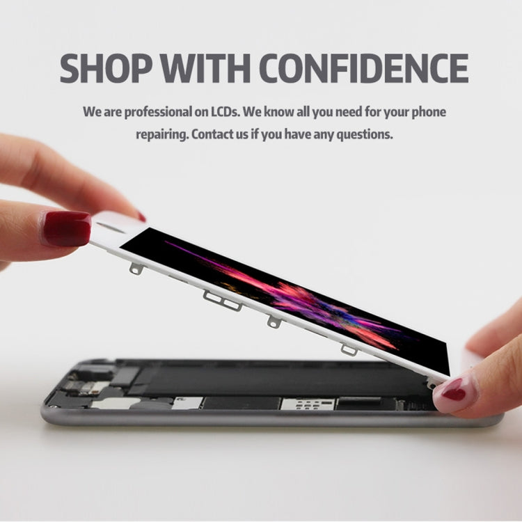 Original LCD Screen for iPhone 8 Plus – Black & White Replacement Displays for iPhone 8 Plus Screen Repair