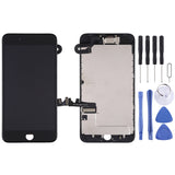 Reemplazo de pantalla LCD para iPhone 8 Plus con cámara frontal (opciones en blanco y negro)