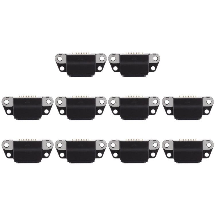 10 PCS iPhone 8 Charging Port Connector - Premium Quality (Gold)