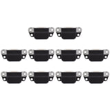 10 PCS iPhone 8 Charging Port Connector - Premium Quality (Gold)