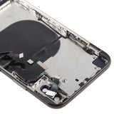 iPhone X Battery Back Cover Assembly with Side Keys, Vibrator, Speaker Ringer, Power & Volume Button Flex, Card Tray & Adhesive