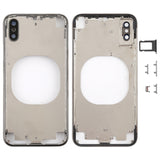 Clear iPhone X Back Cover with Camera Lens, SIM Tray & Side Keys - Available in Transparent & White Options