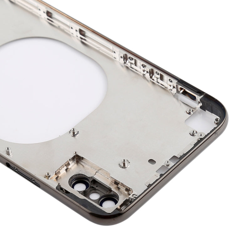 Clear iPhone X Back Cover with Camera Lens, SIM Tray & Side Keys - Available in Transparent & White Options