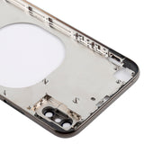 Clear iPhone X Back Cover with Camera Lens, SIM Tray & Side Keys - Available in Transparent & White Options