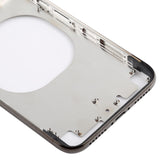 Clear iPhone X Back Cover with Camera Lens, SIM Tray & Side Keys - Transparent and White Options Available