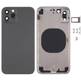iPhone X Back Cover – Stylish iP13 Pro Design in White, Black, Gold, and Blue