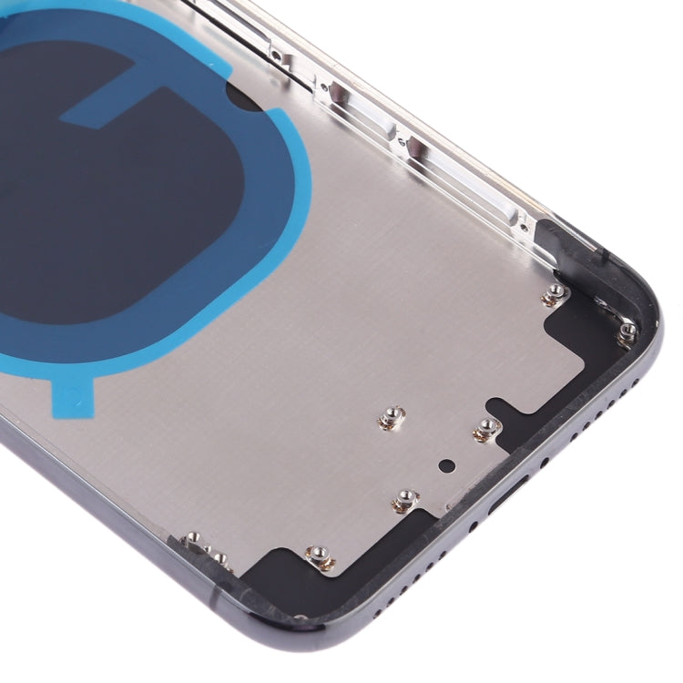 Premium Back Housing Cover for iPhone X with SIM Card Tray, Side Keys & Camera Lens Options