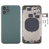 Carcasa trasera para iPhone 11 Pro Max con bandeja SIM, teclas laterales y lente de cámara: repuesto ideal