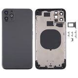 Carcasa trasera para iPhone 11 Pro Max con bandeja SIM, teclas laterales y lente de cámara: repuesto ideal
