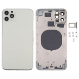 Carcasa trasera para iPhone 11 Pro Max con bandeja SIM, teclas laterales y lente de cámara: repuesto ideal