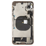 Tapa trasera de batería para iPhone XS Max con teclas laterales, altavoz, lente de cámara, puerto de carga, botones de encendido y volumen - Tapa trasera de batería para iPhone XS Max