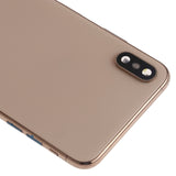 Tapa trasera de batería para iPhone XS Max con teclas laterales, altavoz, lente de cámara, puerto de carga, botones de encendido y volumen - Tapa trasera de batería para iPhone XS Max
