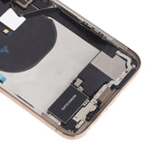 Tapa trasera de batería para iPhone XS Max con teclas laterales, altavoz, lente de cámara, puerto de carga, botones de encendido y volumen - Tapa trasera de batería para iPhone XS Max