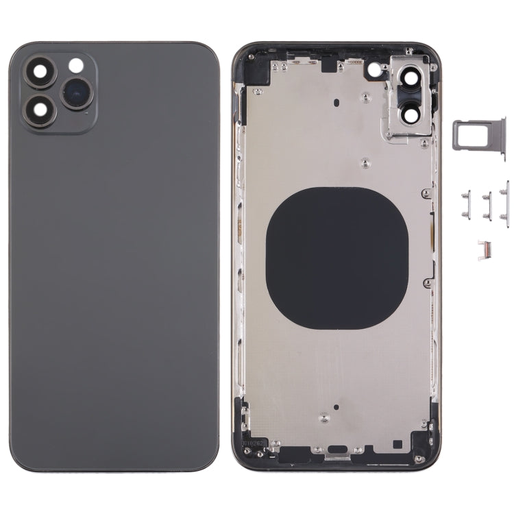 Premium Back Housing Cover for iPhone XS Max, iPhone XS Max Imitation iP13 Pro Max Design, Available in Blue, White, Black & Gold