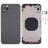 Premium Back Housing Cover for iPhone XS Max, iPhone XS Max Imitation iP13 Pro Max Design, Available in Blue, White, Black & Gold