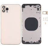 Premium Back Housing Cover for iPhone XS Max, iPhone XS Max Imitation iP13 Pro Max Design, Available in Blue, White, Black & Gold