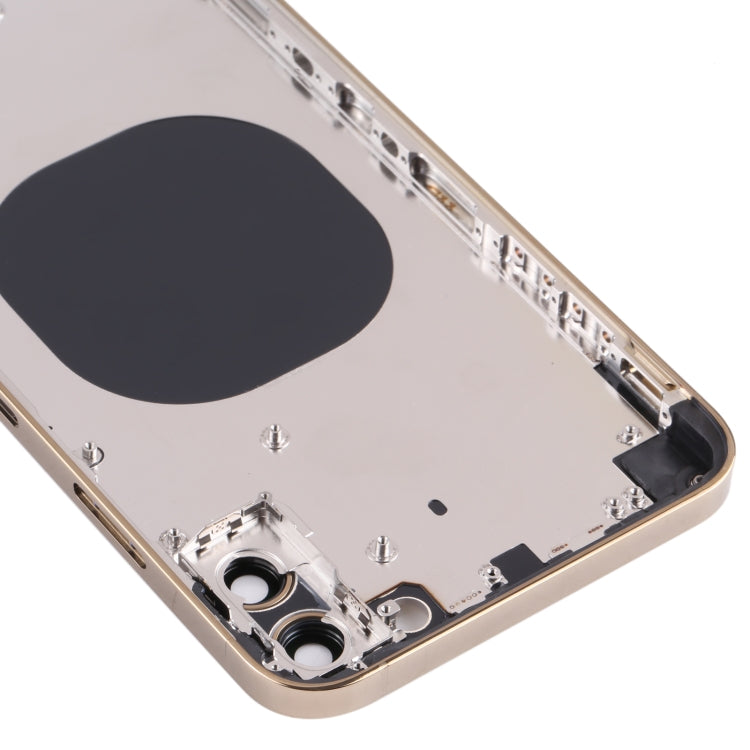 Premium iPhone XS Max Back Housing Cover in Blue, White, Black & Gold - Imitation iP13 Pro Max Design