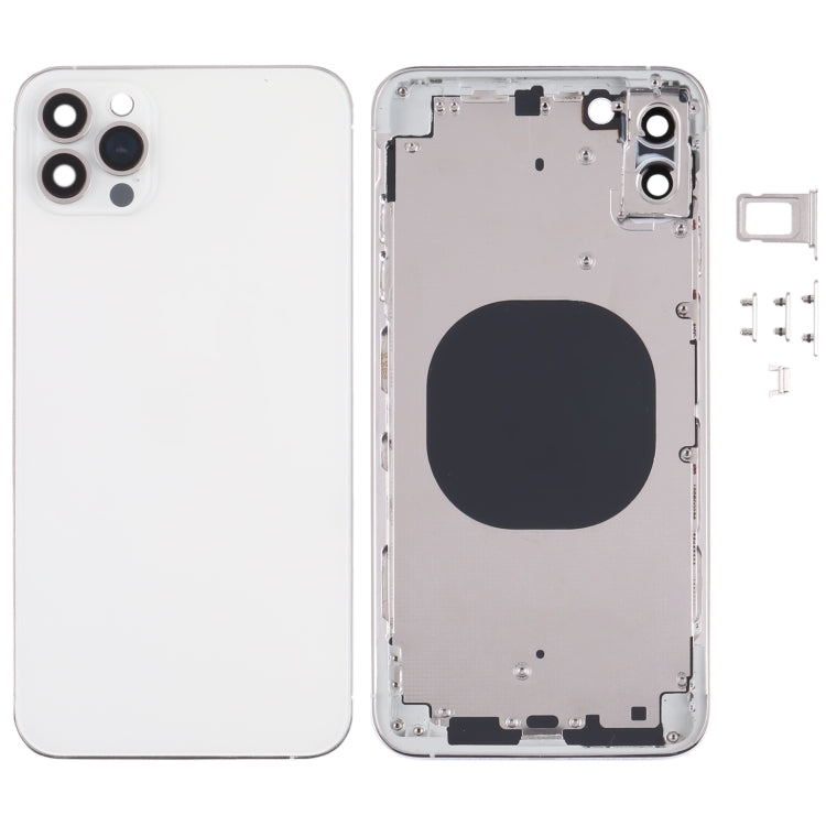 Premium Back Housing Cover for iPhone XS Max, iPhone XS Max Imitation iP13 Pro Max Design, Available in Blue, White, Black & Gold
