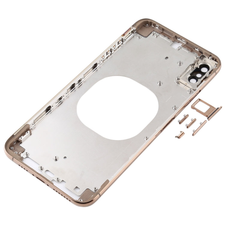 Clear iPhone XS Max Back Housing Cover with Camera Lens, SIM Tray & Side Key Protection – Durable, Scratch-Resistant Case