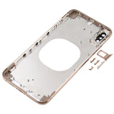 Clear iPhone XS Max Back Housing Cover with Camera Lens, SIM Tray & Side Key Protection – Durable, Scratch-Resistant Case