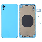 iPhone XR Back Housing Cover with Camera Lens, SIM Tray & Side Buttons