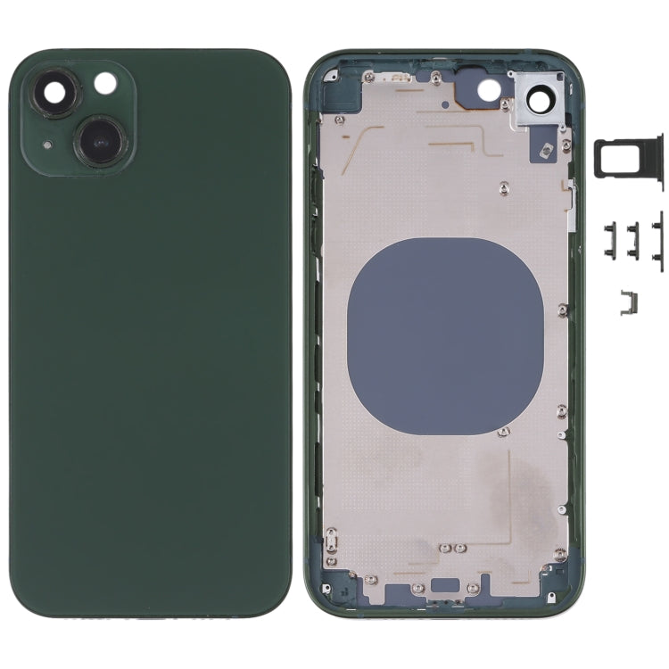 iPhone XR Back Housing Cover - Imitates iPhone 13 Design (Green) - Fits iPhone XR to iPhone 13