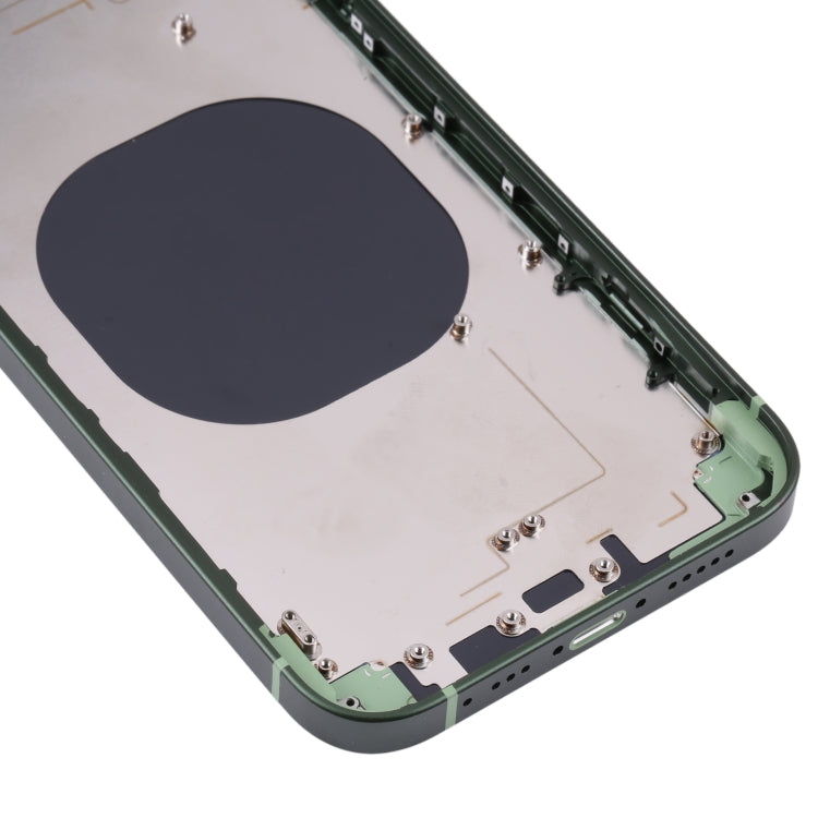 Frosted Green Steel Back Housing for iPhone XR – Imitation iPhone 13 Pro Design, Durable and Sleek