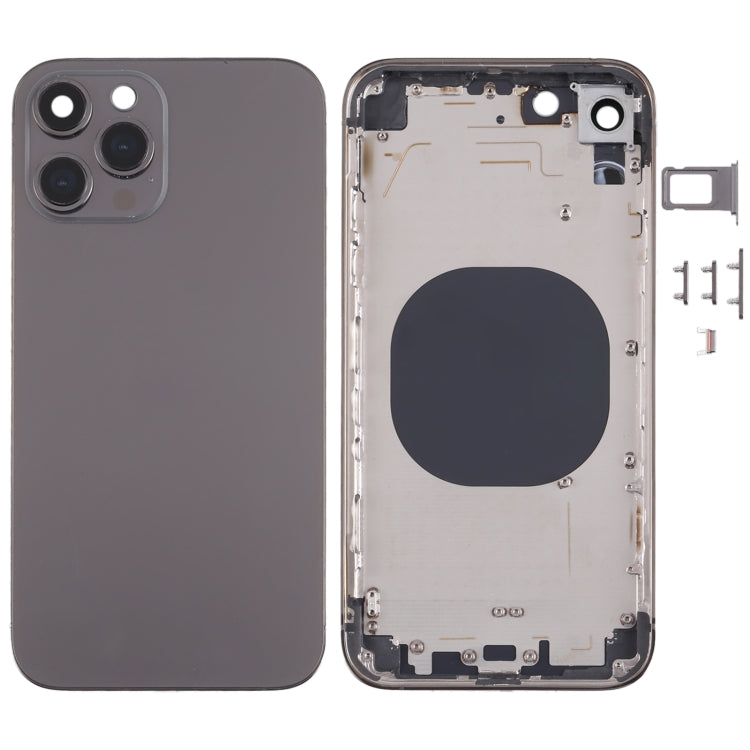 Premium Stainless Steel Back Housing Cover for iPhone XR - Available in Black, Gold, Blue & White - iPhone 13 Pro Style