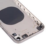 Premium Stainless Steel Back Housing Cover for iPhone XR - Available in Black, Gold, Blue & White - iPhone 13 Pro Style