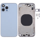 Premium Stainless Steel Back Housing Cover for iPhone XR - Available in Black, Gold, Blue & White - iPhone 13 Pro Style