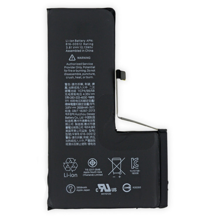 Batería de 2659 mAh para iPhone XS, para iPhone XS