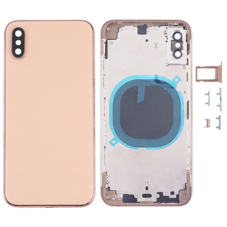 iPhone XS Back Cover Replacement with Camera Lens, SIM Tray & Side Keys