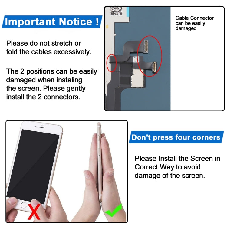 Pantalla LCD Incell para iPhone XS - Reemplazo de alta calidad (JK Incell)