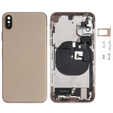 iPhone XS Battery Back Cover Assembly with Side Keys, Speaker, Camera Lens, Charging Port, Wireless Charging & More