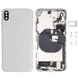 iPhone XS Battery Back Cover Assembly with Side Keys, Speaker, Camera Lens, Charging Port, Wireless Charging & More