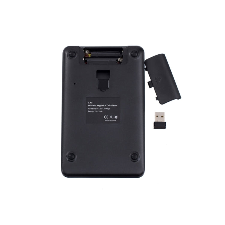 MC-56AG Wireless Numeric Keyboard with Calculator - 2 in 1 2.4G USB with LCD Display