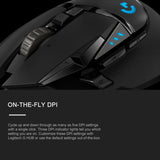 Ratón para juegos Logitech G502 HERO con cable, 11 botones y 2,1 m de longitud
