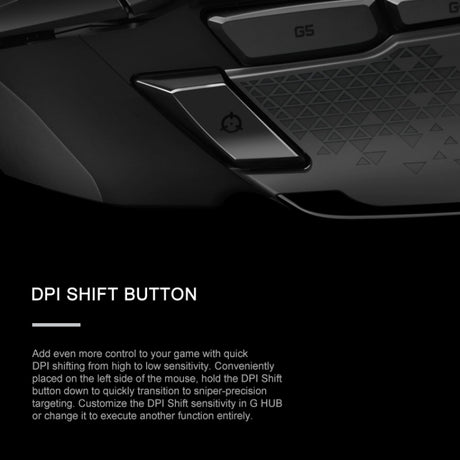 Logitech G502 HERO Wired Gaming Mouse with 11 Buttons, Length: 2.1m - LYDARZ