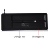 Teclado USB con grabado láser y panel táctil: diseño impermeable de una sola pieza con cable
