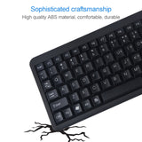 DS-8800 PS / 2 Interface Waterproof Laser Engraving Keyboard with One-piece Wired Touchpad