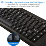DS-8800 PS / 2 Interface Waterproof Laser Engraving Keyboard with One-piece Wired Touchpad
