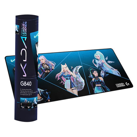 Logitech G840 KDA Gaming Keyboard Mouse Pad Table Mat, Size: 900x400x3mm - LYDARZ