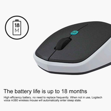 Logitech Voice M380 4 Buttons Smart Voice Input Wireless Mouse - LYDARZ