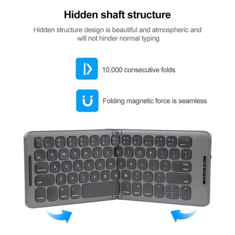B088 Universal Mini Foldable Three-channel Bluetooth Wireless Keyboard, B088 - LYDARZ