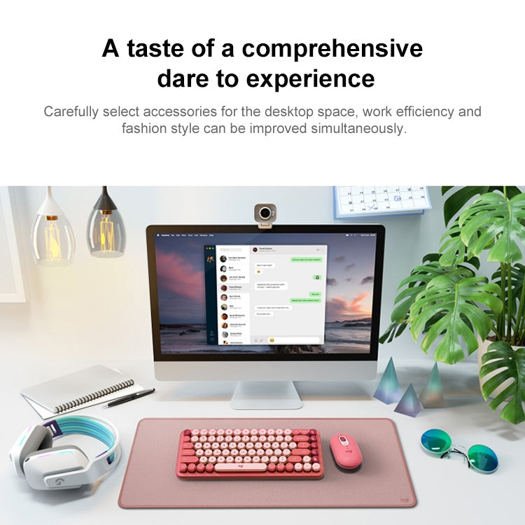 Teclado mecánico Logitech POP KEYS - Diseño Bluetooth con botones redondos