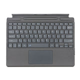 For Microsoft Surface Pro 8 / Pro X Tablet Bluetooth Keyboard Leather Case with Pen Slot - LYDARZ
