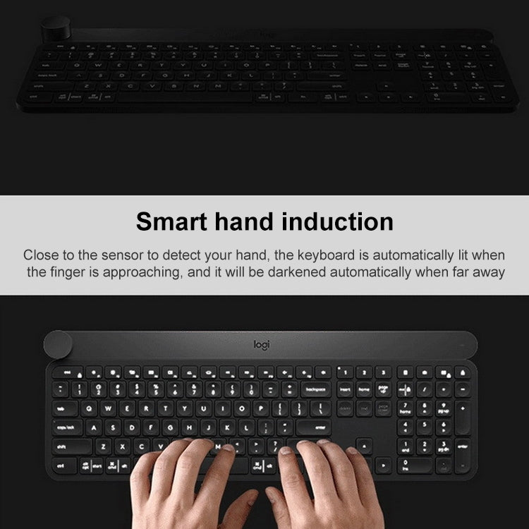 Logitech Craft Wireless Smart Bluetooth Dual Mode Silent Keyboard