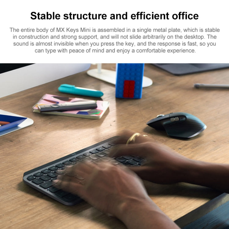 Logitech MX Keys Mini Keyboard – Wireless Bluetooth Ultra-thin Smart Backlit Design