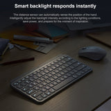 Miniteclado Logitech MX Keys: inalámbrico, Bluetooth, ultrafino, con retroiluminación inteligente