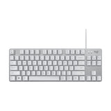 Logitech K835 Mini Mechanische Kabeltastatur, Roter Schaft, Roter Schaft
